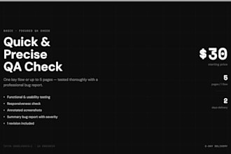 test your website or app or API