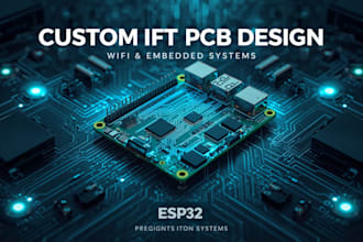 design custom raspberry pi cm4, cm5, esp32 wifi or stm32 programming and iot