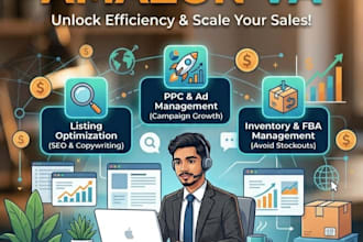 be your amazon fba wholesale virtual assistant and 2 step dropshipping va