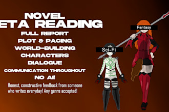 beta read your manuscript