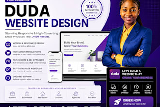 do duda website design, duda website redesign duda bug fix and duda maintenance