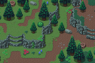 do 2d top down pixel art tileset pixel art background rpg game map game asset