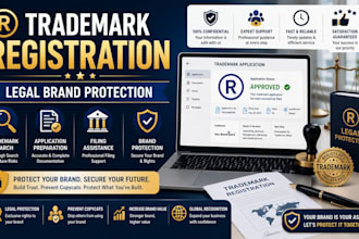 provide trademark registration for legal brand protection