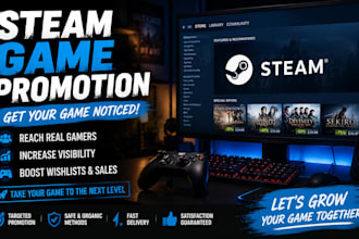 market and promote your indie steam game