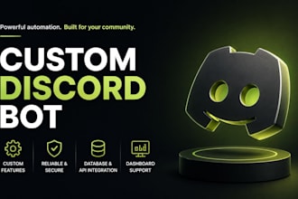 develop a custom discord bot in python for your server