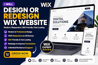 design or redesign wix website, clone wix, SEO optimization, wordpress ghl