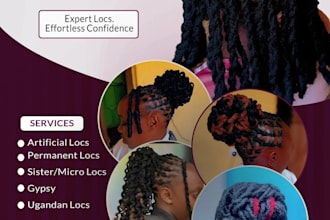 design a professional awareness flyer for your salon, barbershop or spa