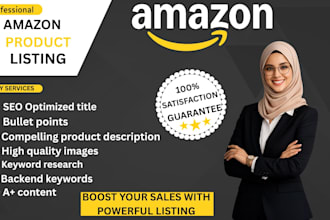 do amazon product listing and optimization