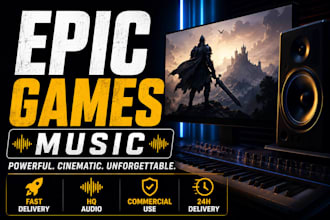 create cinematic ai music for games trailers and videos