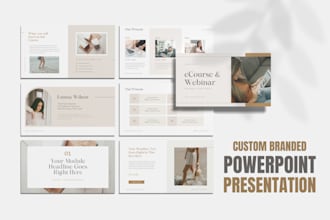 design custom branded powerpoint presentation
