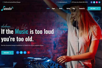 design squarespace dj website squarespace musician website band website