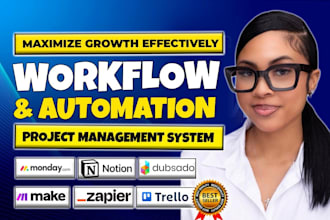setup monday CRM monday com notion dubsado make com automation monday automation