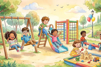 erstellen 2d kinderbuch illustration cartoon storybook kinder illustration aquar