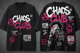 design modern streetwear typograpy tshirt