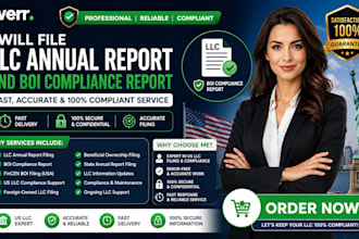 file llc annual report and boi compliance report