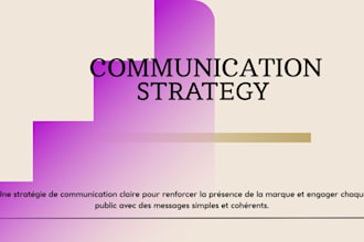 communication strategy and social media plan for your business