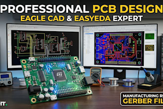 provide expert pcb design using eagle cad and easyeda