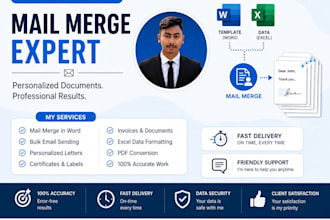 do mail merge, bulk email sending, and personalized documents