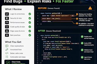 review your ai generated code and provide actionable fixes