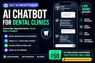 build an ai appointment booking chatbot for your clinic website