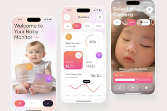 develop babysitting app, daycare app, baby monitor app and educational app