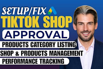 setup usa tiktok shop category approval for tiktok dropshipping, meta shop
