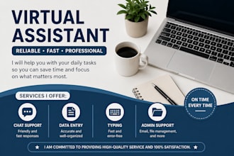 be your virtual assistant for chat and data entry