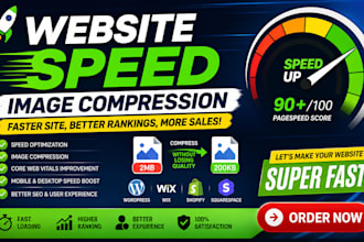fix slow website speed and compress images professionally