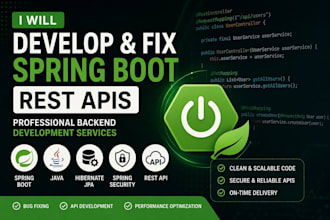 fix spring boot backend issues