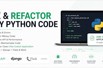 fix and refactor any python code