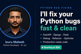 fix python bugs and refactor in fastapi, django