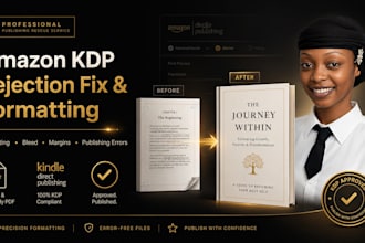 amazon KDP formatting errors and publishing issues fast