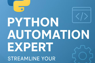 automate repetitive tasks with custom python scripts