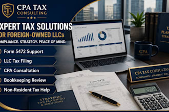 do CPA tax accounting tax consulting,tax planning for foreign owned llc