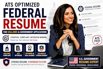 write ats federal resume for usajobs and government applications
