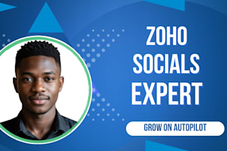 setup zoho socials zoho social media automation zoho zia ai assistant