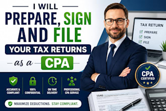 prepare CPA letter, attestation and income verification documents