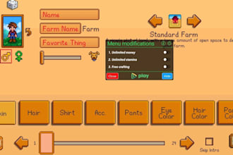 create stardew valley mod, terraria, mount and blade, fallout 4, tmodloader mod