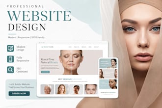 design a professional cosmetic surgery website