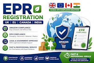 handle epr registration and compliance for UK eu canada india