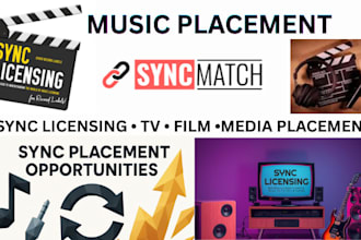 promote your music for sync licensing tv film media opportunities