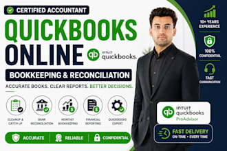 quickbooks cleanup, catch up bookkeeping