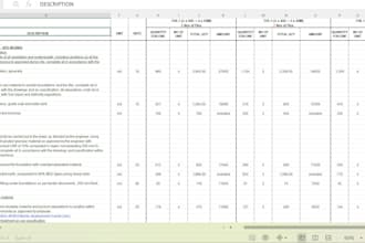 prepare complete villa boq and quantity takeoff using plan swift