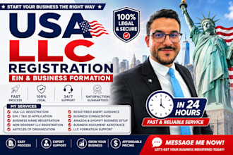 register USA llc, get ein tax id, and form your business fast