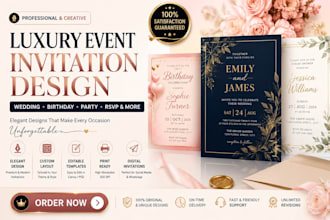 design pro wedding invitation, birthday card, greeting card, party invitation