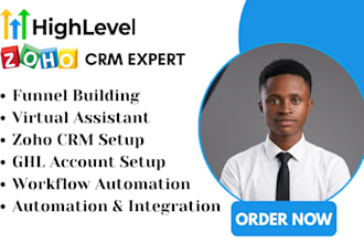 gohighlevel and zoho CRM automation workflows sales pipelines and CRM systems