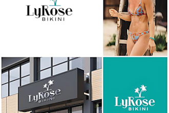 make professional minimalist fashion, apparel, boutique logo any graphic design