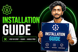 create professional installation and setup guides