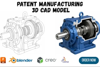 2d cad mechanical product design prototype patent technical drawing fusion 360