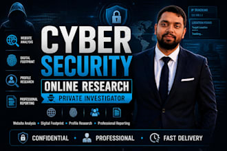 do professional online investigation and security